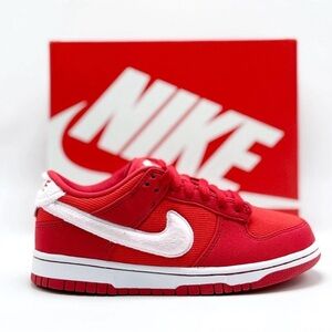 Nike Crimson and White Athletic Shoes